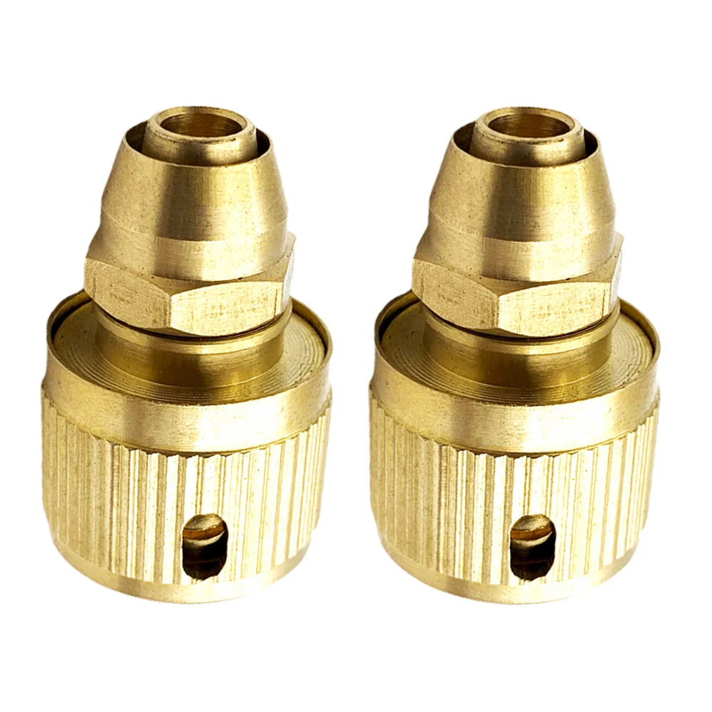 

Strong Brass Hose Connector 2x 10mm Expandable Hose Repair Adaptor Excellent Service Life Ideal for Agricultural Production
