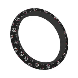 Vibrant The Weeknd Logo Steering Wheel Protector - Rock Punk Music Car Accessory (As the picture shown)