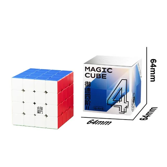 YJ New YuPo/YuLong /YuSu Ⅱ Magnetic  2x2 3x3 4x4 Stickerless Speed Cube YongJun Magic Cube Puzzle Cubo Magico For Children Kids 6