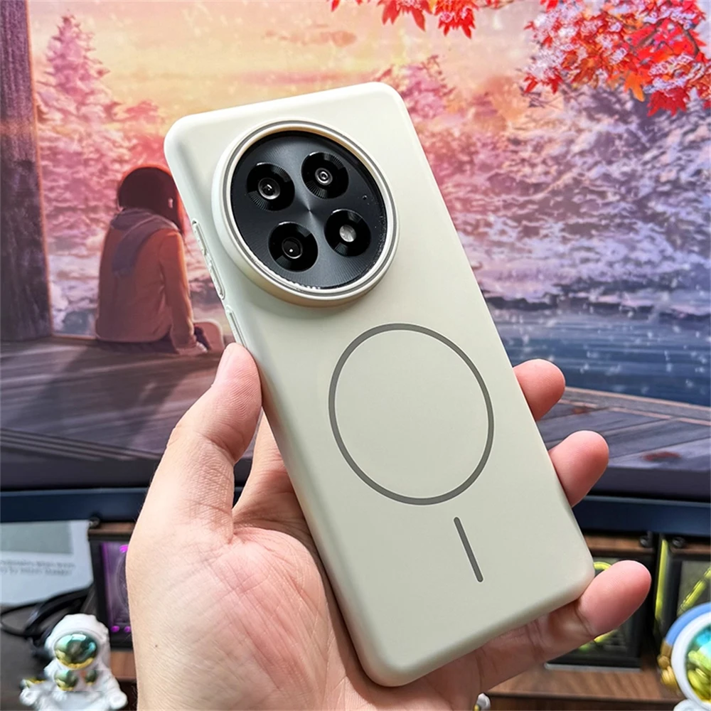 Ultra-Thin Matte Hard PC Case with Magnetic Wireless Charging Compatibility