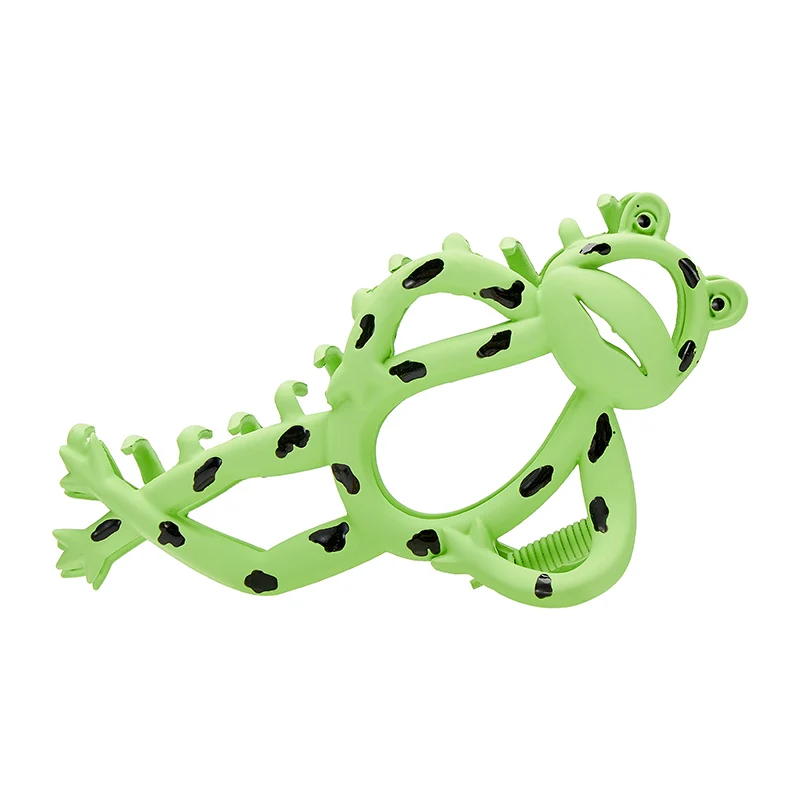 BeQeuewll Women Frog Hair Clips Cute Funny Hair Claw for Thick Thin Hair Styling Accessories