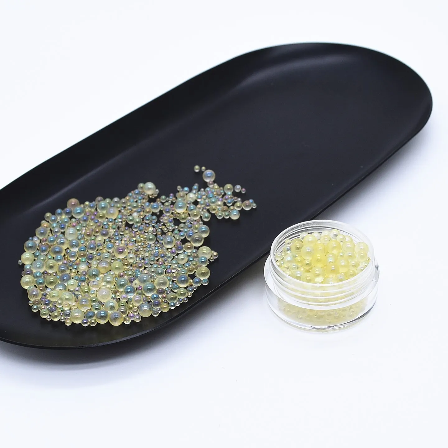 Mini Glass Beads for DIY Nail Art and Resin Crafts - 20g