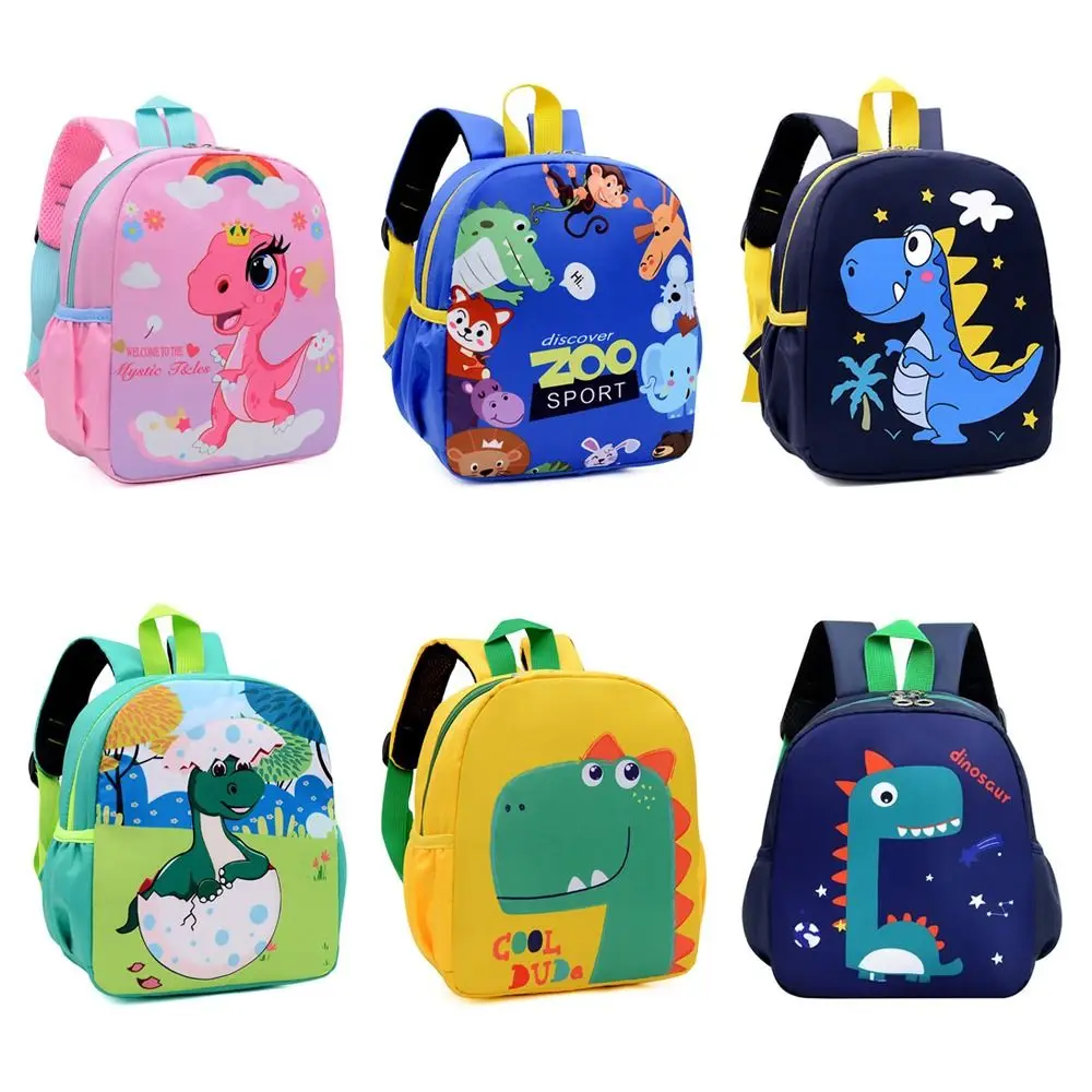 Kindergarten Backpack Cartoon Cute Little Animal Little Dinosaur Backpack 1