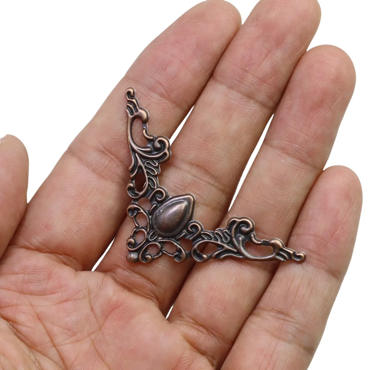 Description Picture 4 of item12pcs Book Corner Protector Box Book Scrapbook Corner Decorative Protector Cover Menus Album Corner Decorative For Box Gifts