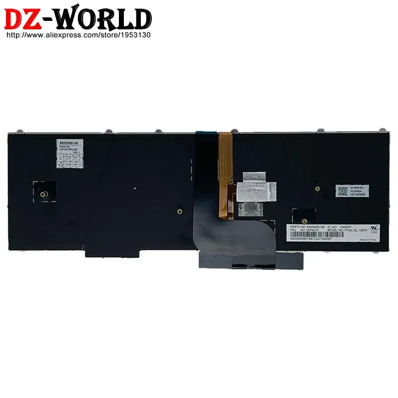 Teclado Retroiluminado para o Portátil de Lenovo Thinkpad P50 P70 P51 P71 dk é cz de ch Ndc sk si hu Não pt bg nl ee - Imagem 5