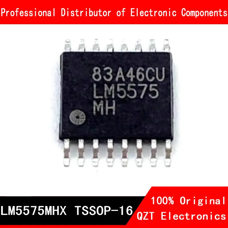 10pcs/lot LM5575MHX TSSOP LM5575 LM5575M LM5575MH TSSOP-16 new original In Stock 10pcs new and original sn74hc244pwr tssop 20 three states and line driver output eight way buffer sn74hc244pwr hc244 tssop20