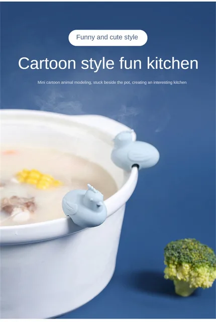 Tappo Anti-Traboccamento A Forma Di Peperone - Silicone, Per Pentole E Zuppe - Foto 4