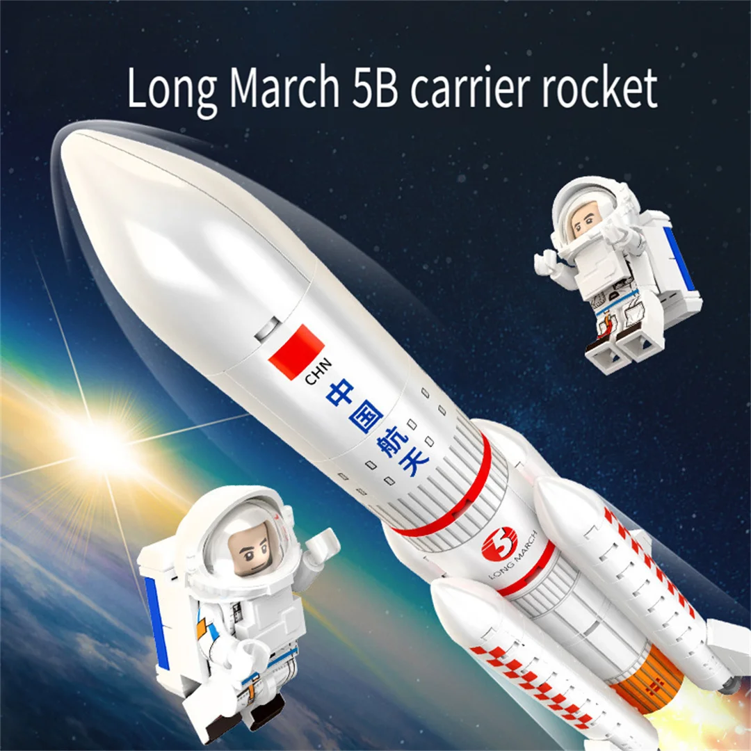 

452 PCS Space Rocket DIY Building Block Technology Assembly Electronic Drawing High Tech Toys Kids Christmas Gifts