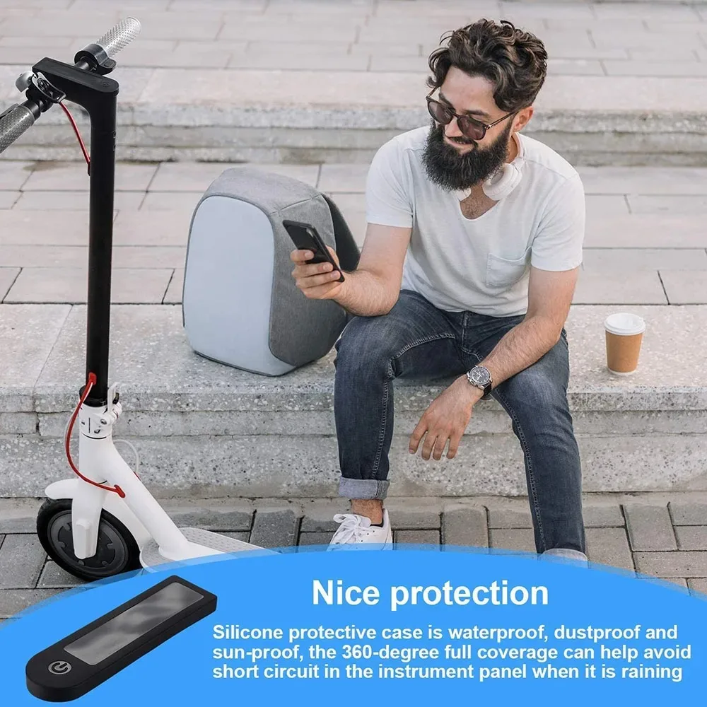 Wasserdichte Abdeckung Bildschirm für Xiaomi 3 m365 Pro 1s Pro2 Elektro roller Armaturen brett Schutz platte Gehäuse Teile – Detail 4