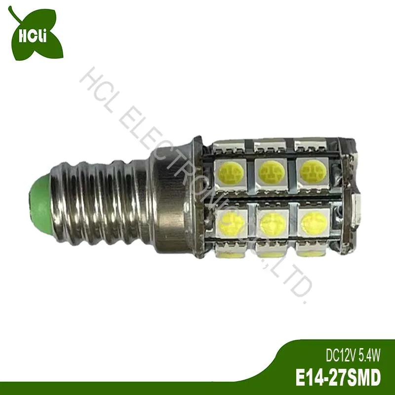 

High quality DC12V 24V 5W E14 Led Bulbs Table Desk Light Led Crystal Lamps Interior Lighting Decorative Light free shipping 5pcs