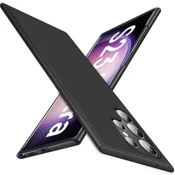 Ultra Thin Matte Hard PC Case - Sleek and Slim Back Cover Coque for S26 ULTRA (Black)