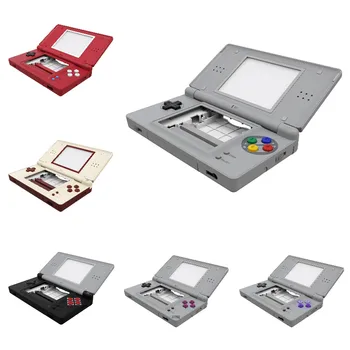 eXtremeRate Custodia completa di ricambio per Nintendo DS Lite, custodia con pulsanti, lente schermo per NDSL - SFC SNES Classic