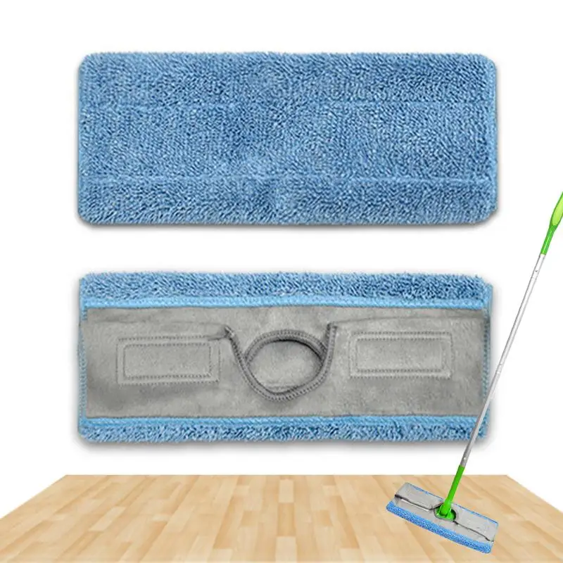 

Microfiber Mop Pads Reusable Refills For Wet And Dry Use Reusable Washable Cover Floor Cleaning Mop Head Pads Work Wet And Dry