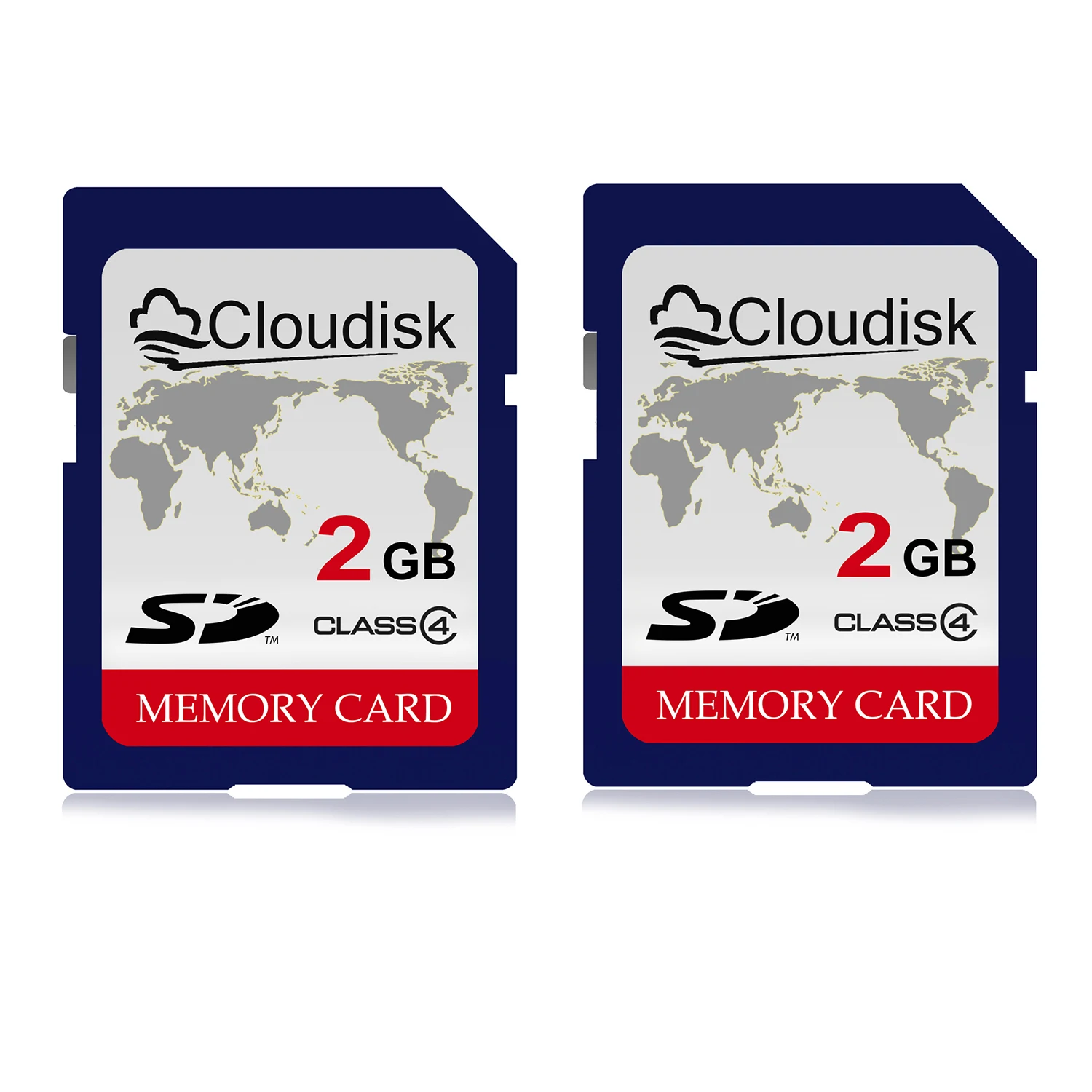 Cloudisk-cartão sd para Câmera Mapa do Mundo Motif Classe 128mb Cartões de Memória 1gb Pcs 4gb 128mb - Imagem 3
