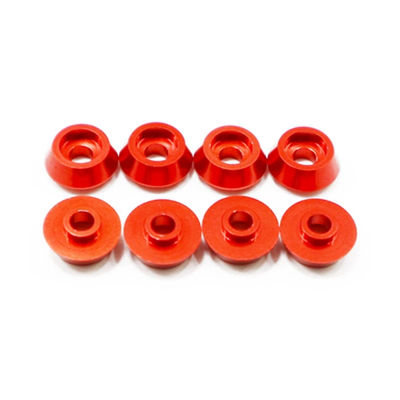 【Hot Cake】80Pcs Metal Connecting Rod Screw Gasket Shim Washer Rest For WPL C14 C24 C34 C44 MN D90 D91 D99S RC Car,Red