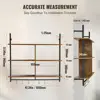Industrial Pipe Shelf 3 Tier 41.5x9.84in Wall-Mount for kitchen Bedroom 4