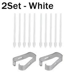 Universal Stylus Replacement Pencil Tips (2Set White)