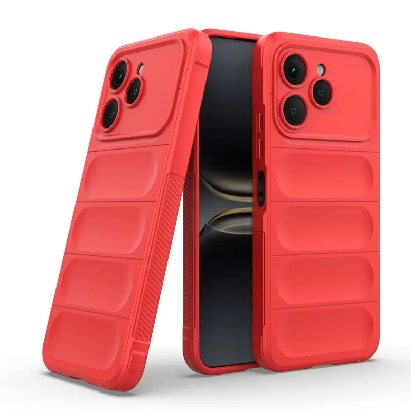 Luxury Soft 6D Air Bag Silicone Shockproof Phone Cover