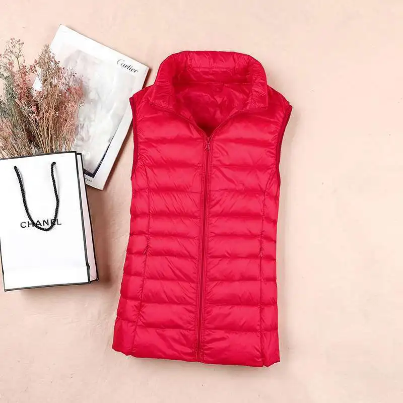 Anti-season Lightweight Down Jacket Spring Autumn Winter Casual Women's Vest Casual Fashion Inside and Outside Wear