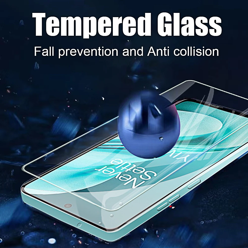 5-Pack Tempered Glass Screen Protectors - High-Definition Phone Front Film