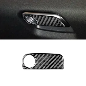 Car Interior Passenger Storage Box Decorative Cover Trim for Porsche 718 982 Cayman Boxster 2016-2022 Carbon Fiber Mouldings