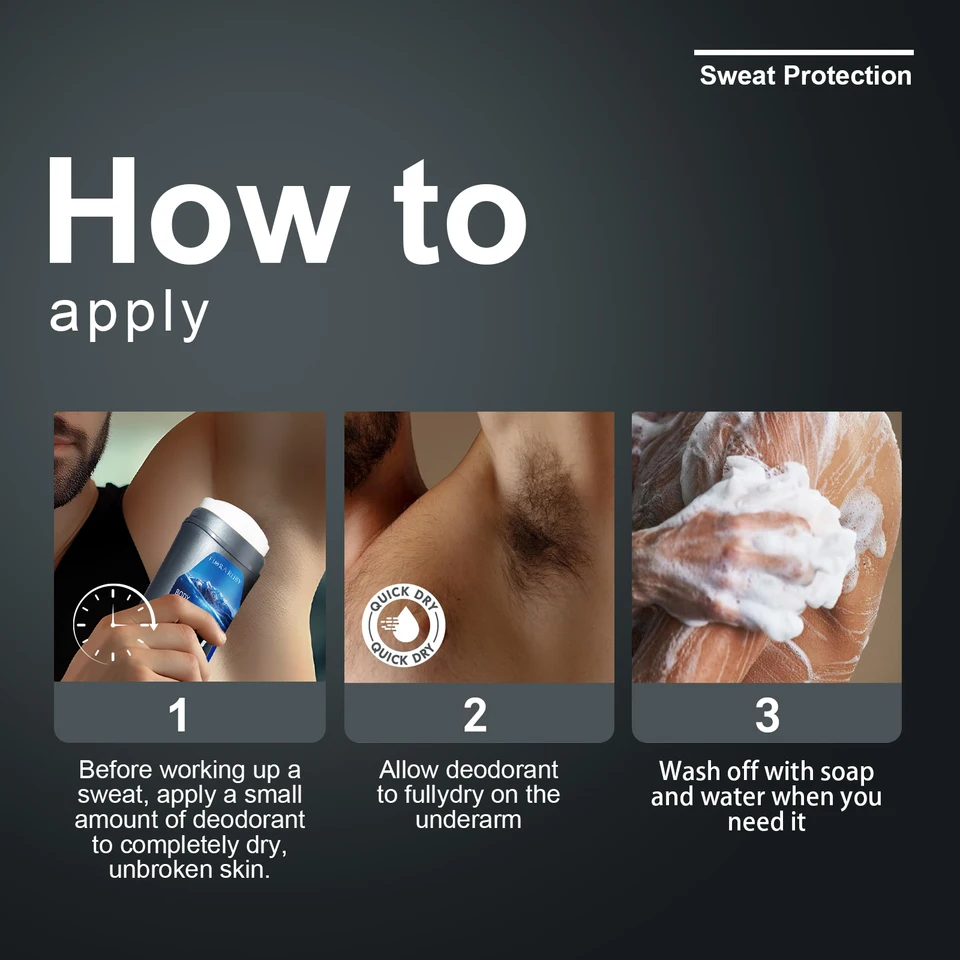 Body Odor Remov For Men Deodorant Antiperspirant Stick Aluminum Underarm Stop Sweating Care Lasting Sport Refreshing_voghion.com