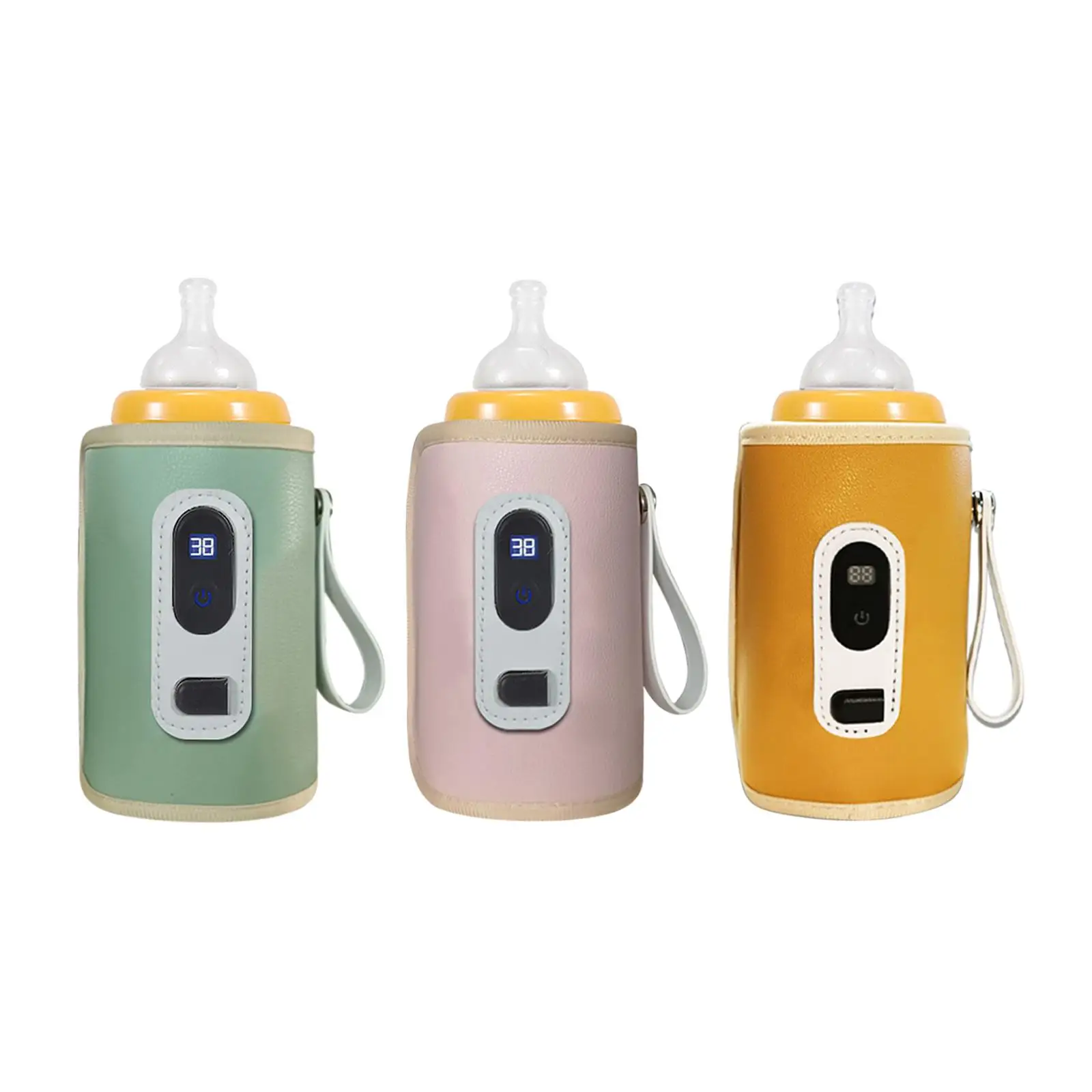 

Milk Heat Keeper Temperature Adjustment USB Constant Temperature Baby Bottle Warmer for Daily Use Camping Travel Nursing Picnic