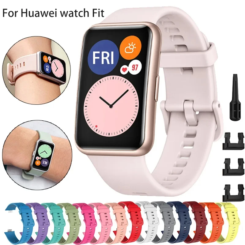 Silicone Sport Wristband for Smartwatch - Replacement Strap with Tool
