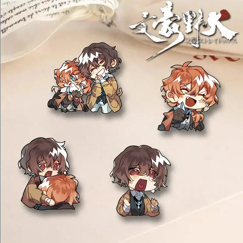 Anime Bungo Stray Dogs Dazai Osamu Nakahara Chuya Plush Stuffed Toy Xmas Gifts e
