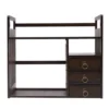 3 Tiers Tabletop Storage Container with 3 Drawers for Office Easy to Assemble 1