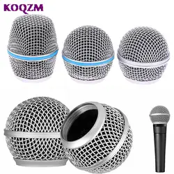 1PC Microphone Replacement Head Steel SM58 Mesh Handheld Microphone Grill Mesh Head Fits Shure Beta 57A 58A 87A 845S 945
