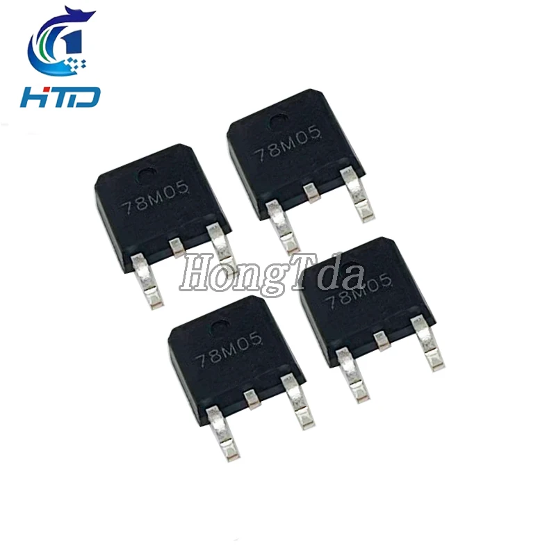 10/50PCS 78M05 LM7805 TO-252 7805 1000MA 5V Three-terminal voltage regulator tube