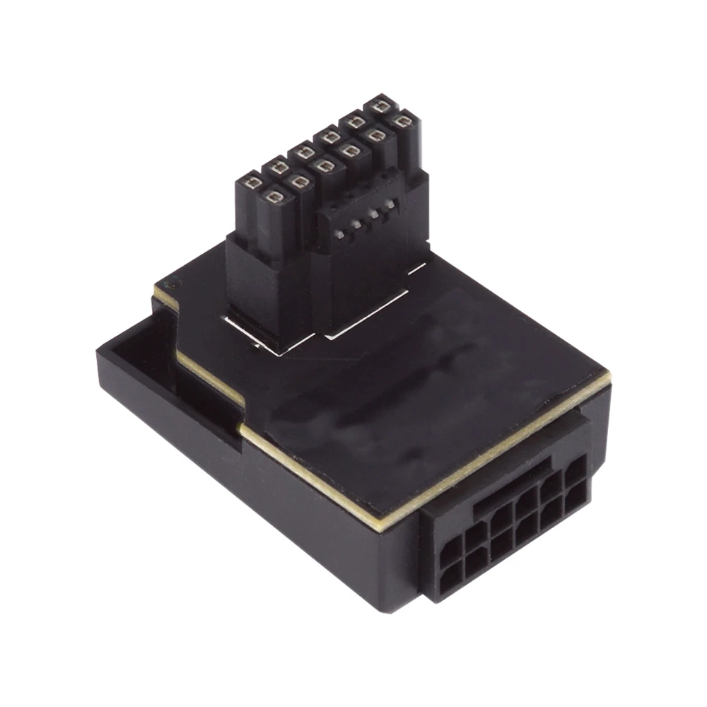 

3080 3090TI PSU 16Pin 12 + 4P графическая карта адаптер «Папа-мама» расширение вниз вверх под углом 90 градусов для
