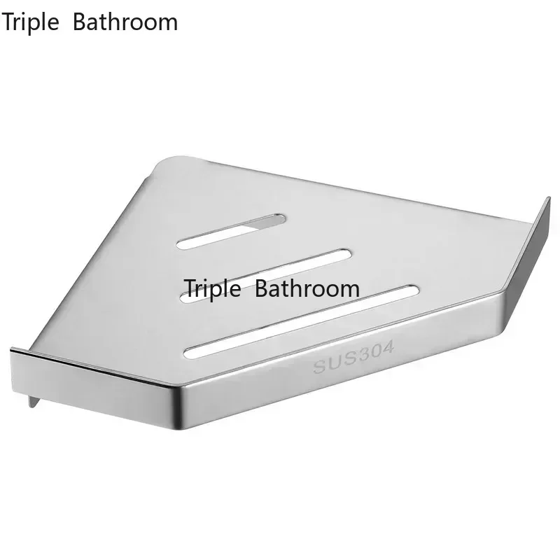 Bathroom Stainless Steel Shower Shelf Wall-mounted Triangle Basket Corner Stand Shampoo Shower Gel Storage Holder Accessories shower shelf shampoo rack bathroom storage shelf storage shelf shampoo holder bathroom shelf bathroom accessories bathroom corner shelf toilet shower rack shower rack