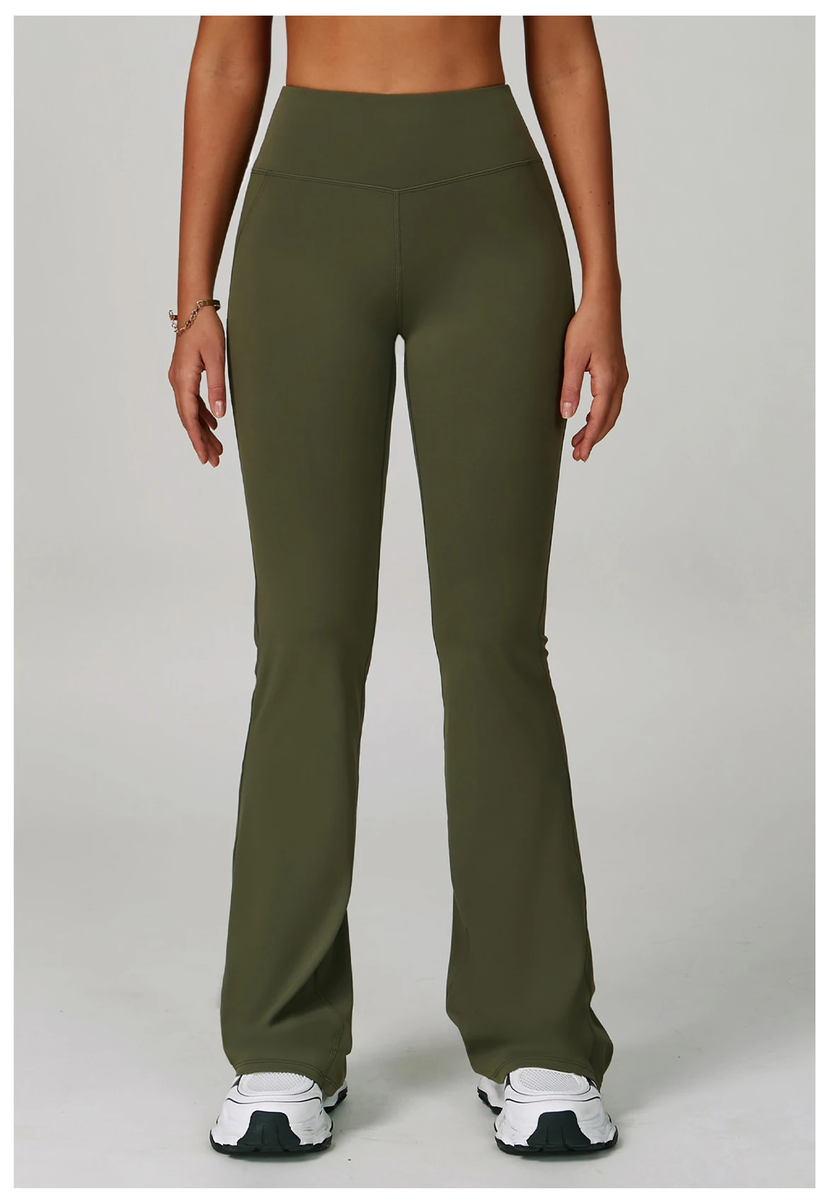 Yoga Pants in Action - Stretch and Comfort