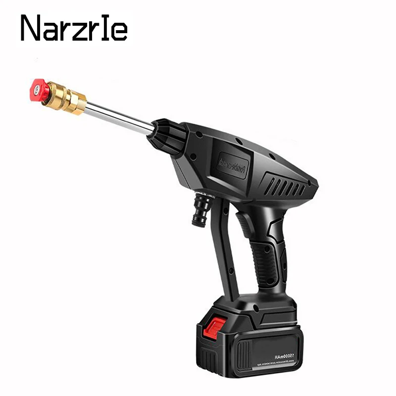 Cordless Car Washer 25v High Pressure Car Wash Water Gun Foam Generator