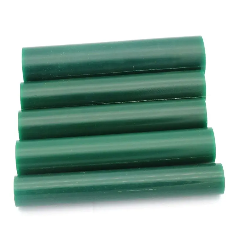 6Pcs Ring Tool Green Carving Wax Flat Ring Tube Jewelry Lost Wax Casting Injection Tool Jewelry Ring Casting Mold 97QE