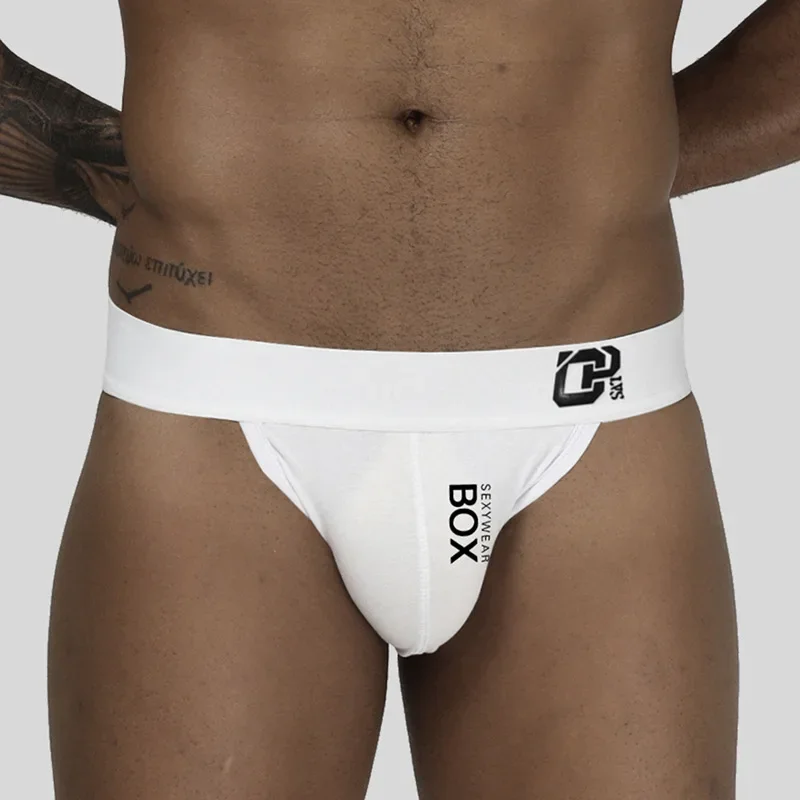 Sexy Men Cotton Jockstraps Athletic Supporter Jocks Bikini G-strings Thong Cuecas Male Panties Briefs Gay Underwear Penis Pouch male underwear male lingerie