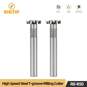 High-Speed Steel T-Slot End Mill Cutter – Wear-Resistant HSS T-Groove Milling Cutter for CNC Metal Machining & Keyway Cutting 1