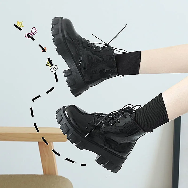 2022 New Black Woman Ankle Boots Mid-Calf Booties Women Luxury Designer Boots-women Round Toe Low Heels Booties Female