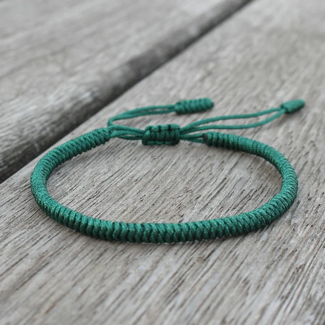 Bracelet bouddhiste tibétain porte-bonheur tressé à la main réglable noeud King Kong fil rouge bracelets porte-bonheur pour femmes hommes Couple amoureux