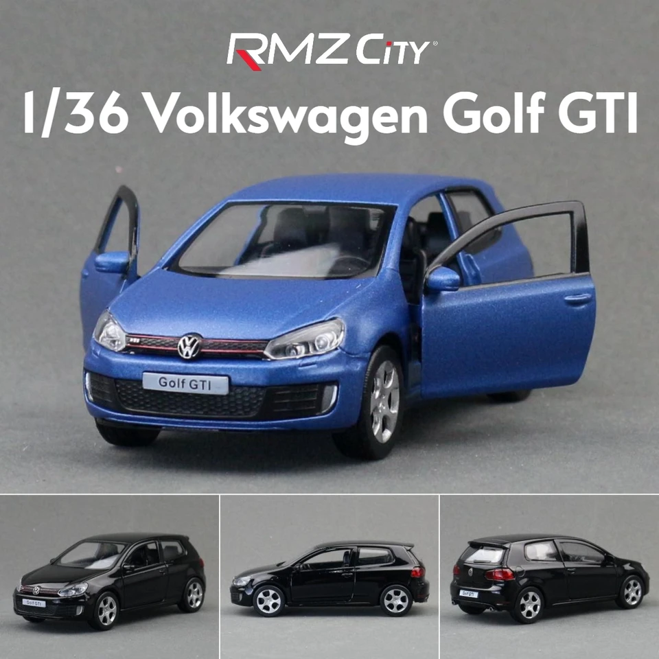 1/36 Volkswagen Golf GTI RMZ CiTY 5'' Toy Car Model for Children