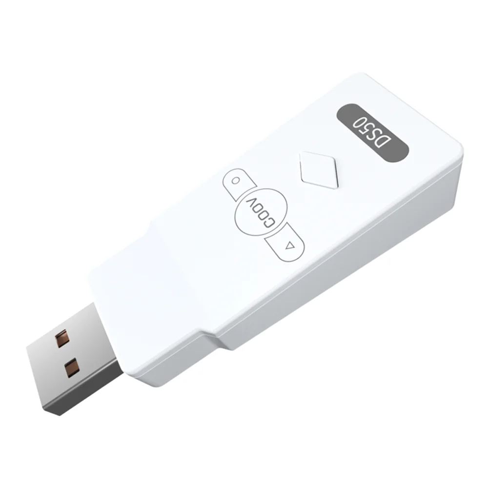 14€02 sur Convertisseur Adaptateur Coov DS50 Bluetooth de manette de jeu  sans fil Contrôleur PS5 vers PS4 / Nintendo Switch / PC - blanc -  Connectique et chargeur console - Achat & prix