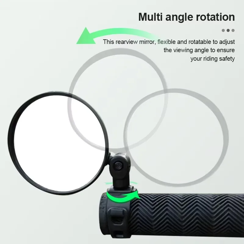 Motorcycle Mirror 2025 Now Rearview Side Mirror For Safety View Turning Left Right Adjustable Mini