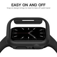 Coque de protection pour Apple Watch, 46mm 44mm 45mm 40mm 41 42mm, cadre pare-chocs en PC rigide mat, sans verre, iWatch 11 10 SE 9 8 7 6 5 3