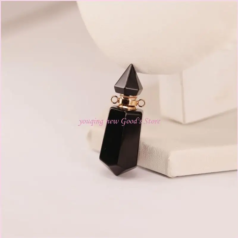 57QA Parfümflaschen-Anhänger, Schlüsselbeinkette, verstellbare Länge, Halskette, Party-Schmuck für Frauen und Mädchen, Halsreif – Detail 10