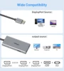 Fairikabe 4IN1 Docking Station 4K 60Hz USB C To Dual Displayport Hub+HDMI+VGA Multiport Adapter Splitter MultiPorts Hub 4