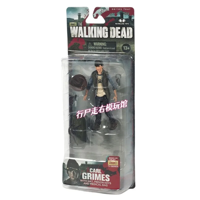 

Original 4.5 Inches 1/12 Anime Figure CARL GRIMES McFarland The Walking Dead Movie and TV Series Scale Model Action Figures