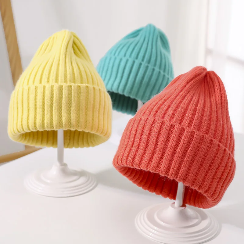 

Kids Winter Hats for Newborn Boys Crochet Bonnet Toddler Girl Cap Children Baby Photography Props Boy Accessories Warmer Stuffs