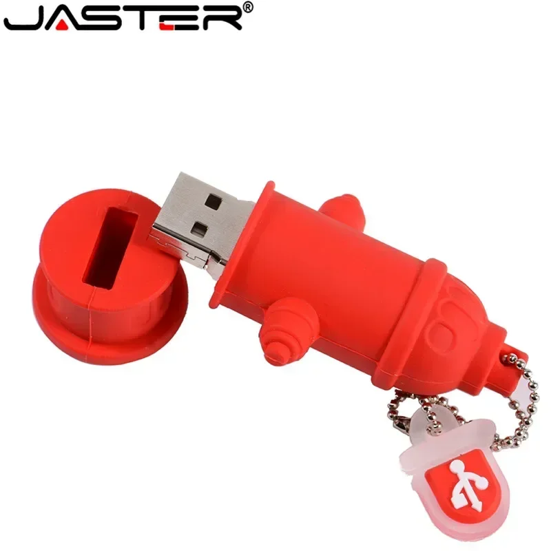 USB flash drive cartoon fire hydrant pen drive 4GB 8GB 16GB 32GB 64GB cute memory stick creative gift pendrive usb stick usb flash drive flash drive